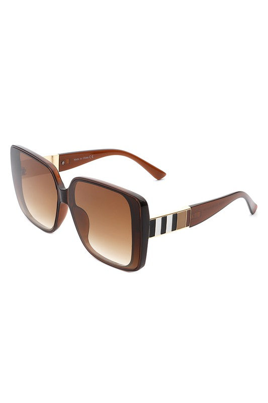 Square Retro Fashion Flat Top Women Sunglasses