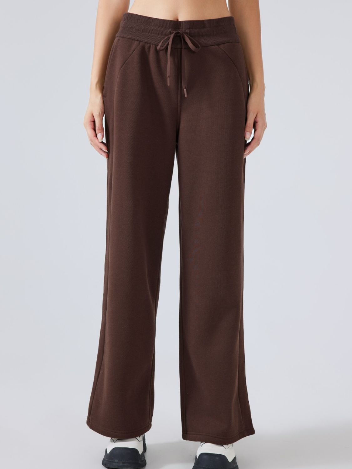 Drawstring Wide Leg Pants